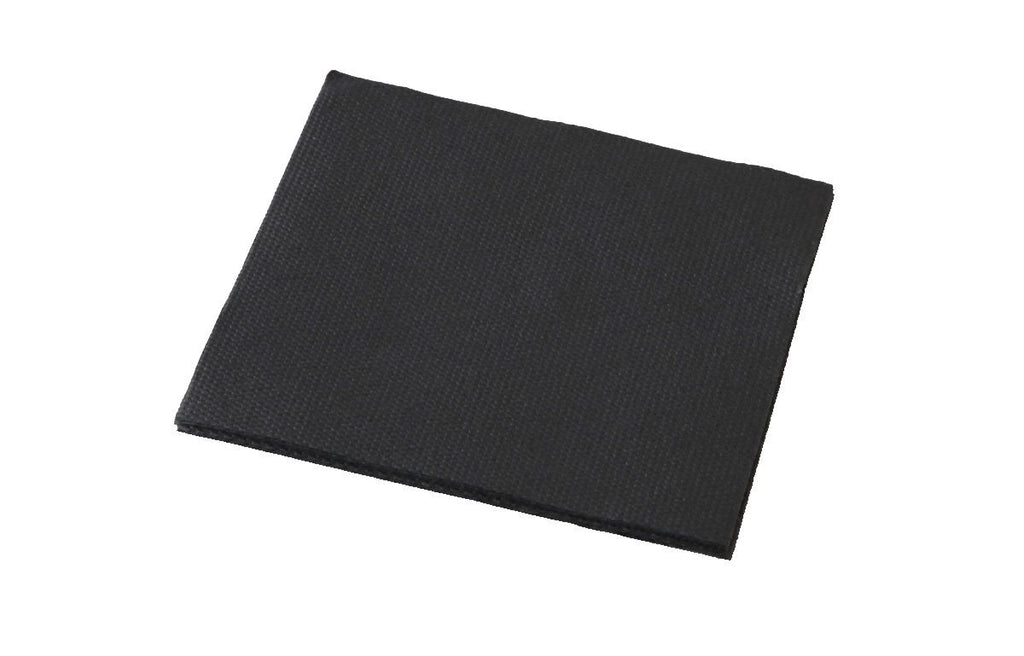 Culinaire Quilted Black Cocktail Napkin.