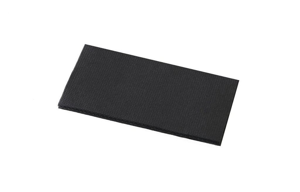 Culinaire Quilted Black Dinner Napkin GT Fold.