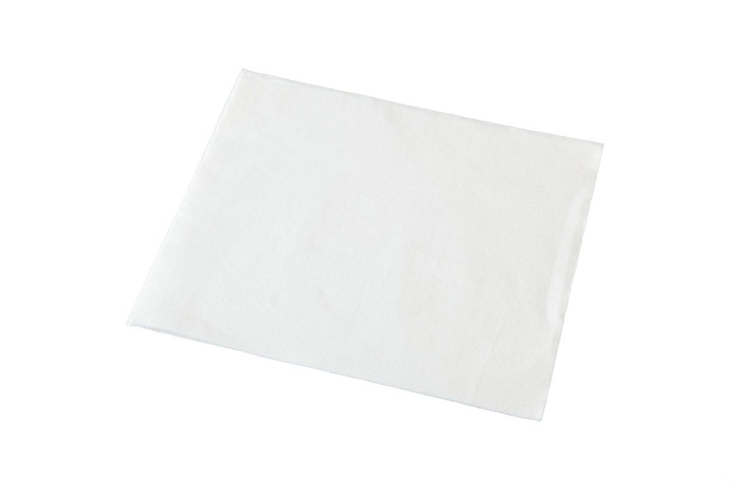Culinaire Quilted White Dinner Napkin Quarter Fold.