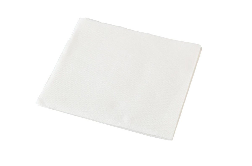 Culinaire Quilted White Lunch Napkin Quarter Fold.