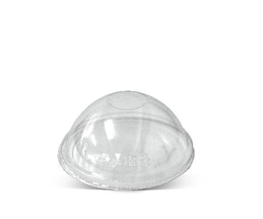 PET Dome Lid / 12oz & Above Bowl / No-Hole.