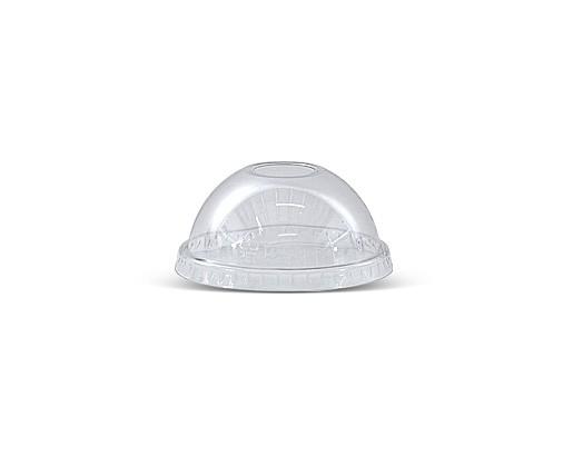 10/12oz Cup PET Dome Lid /Die-Cut Hole.