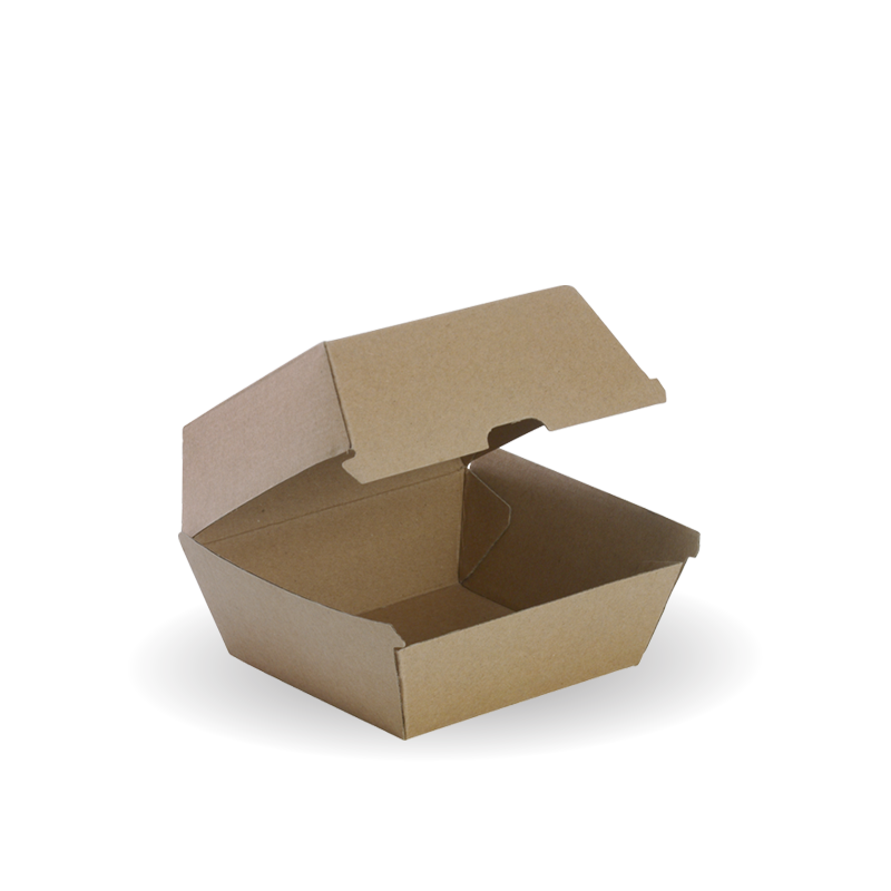 Disposable Kraft Hamburger Box BioPak Brand