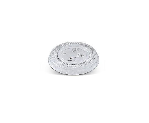 1 oz PET Flat Lid/ No Hole.