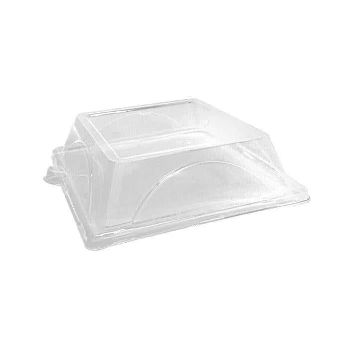 PET Lid for  8" Sugarcane Square Plate 206.8x40mm.