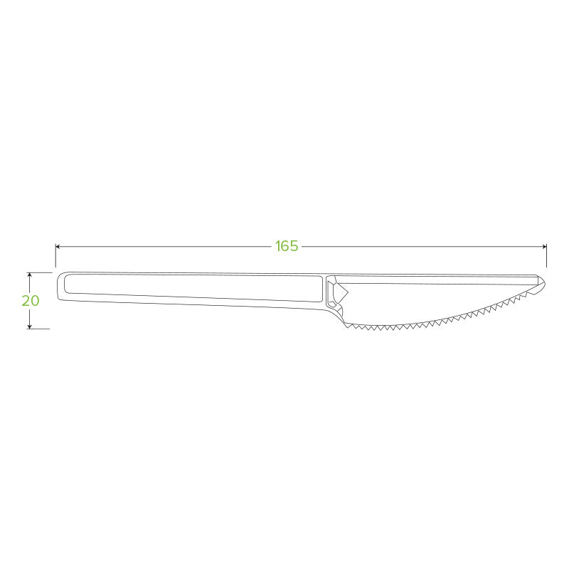 BioPak 6.5" PLA Knife.