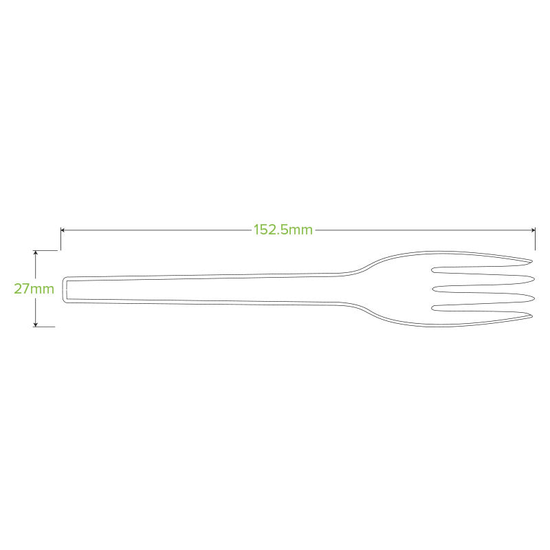 BioPak 6" PLA Fork.