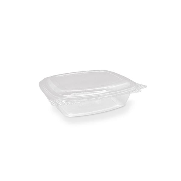 PET Hinged Rectangle container 24oz 200pc/ctn - 165x148x63mm.