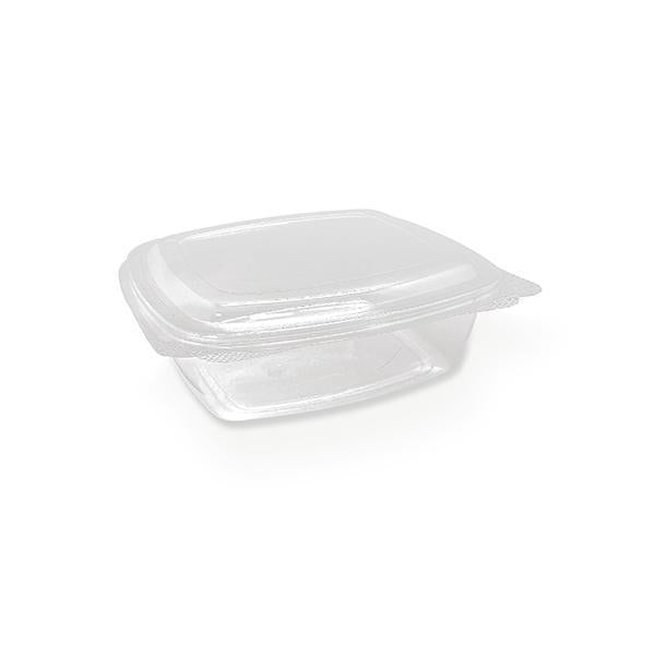 PET Hinged Rectangle container 32oz 200pc/ctn - 186x168x66mm.