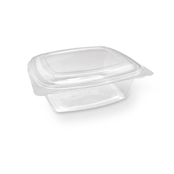 PET Hinged Rectangle container 48oz 200pc/ctn - 201x181x76mm.