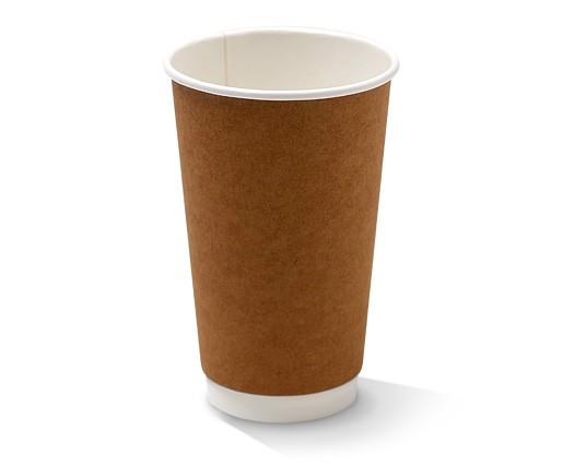 16oz Double Wall Cup/Kraft.