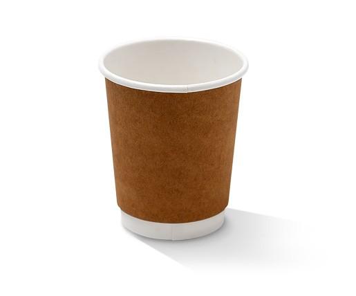 8oz Double Wall Cup/Kraft/standard.