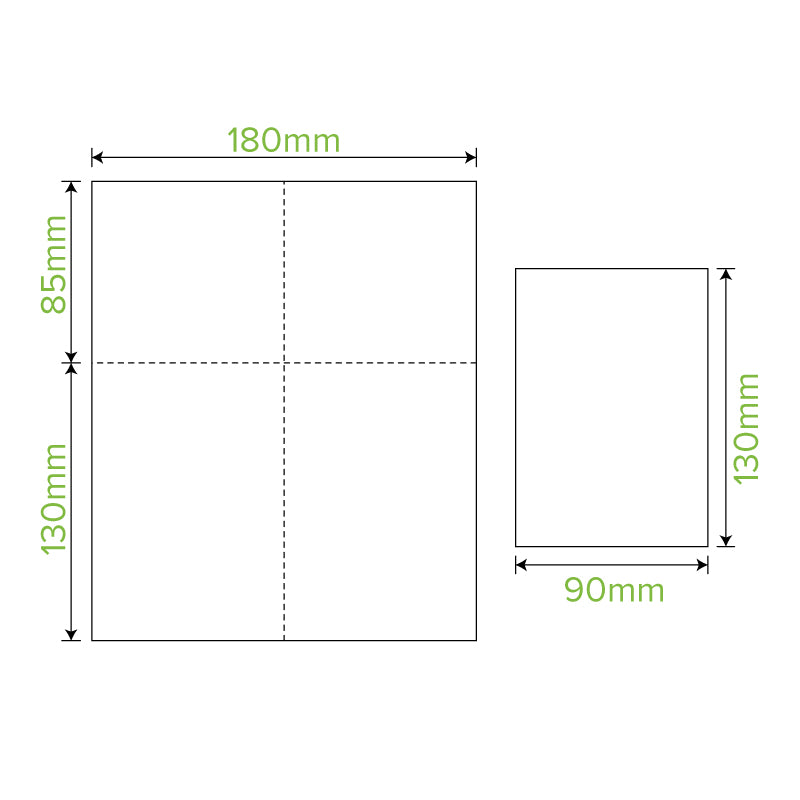 BioPak Natural - D-Fold Compact 1 Ply Dispenser BioNapkin.