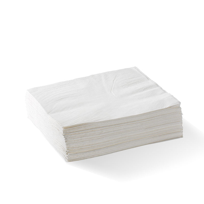 BioPak White - 2 Ply 1/4 Fold Lunch BioNapkin