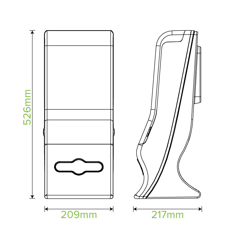 BioPak Large Single Saver BioDispenser Table Top.