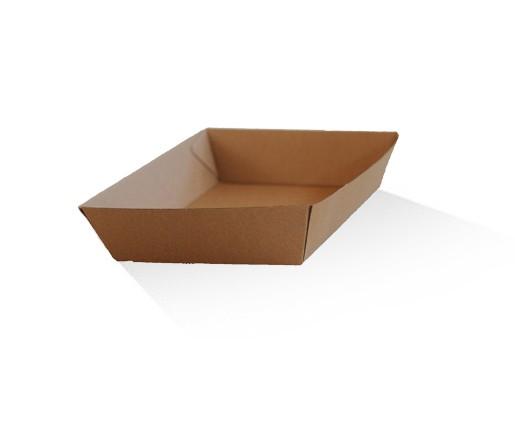 Tray medium / Brown Corrugated Kraft / Plain.