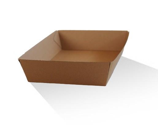 Tray x-large / Brown Corrugated Kraft / Plain.