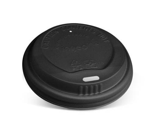 6/8/10oz CPLA Hot & Cold Lid Black.