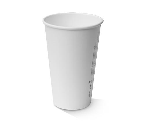 12oz(80mm)PLA coated Single Wall Cup / plain white.