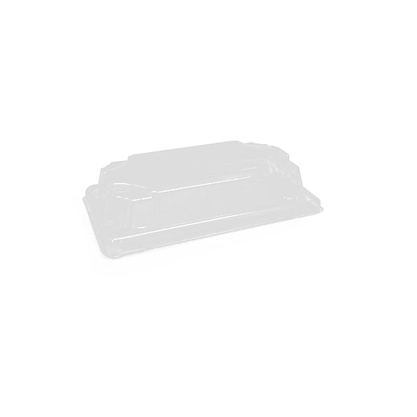 Sushi tray PET lid -baby 800pc/ctn 140x82x35.