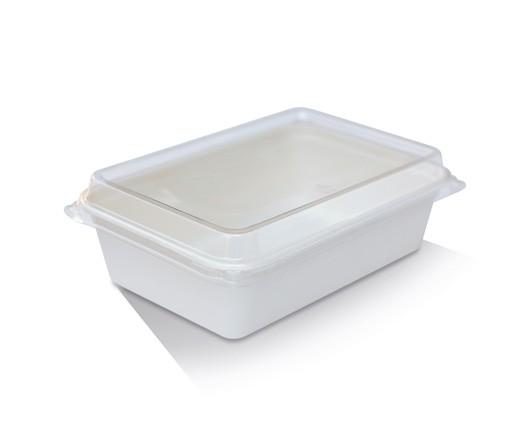 PET Lid / Sugarcane Tray 18oz.