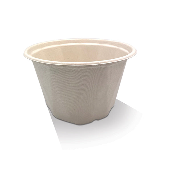 Unbleached sugarcane takeaway bowl 1500ml 300pc/ctn.