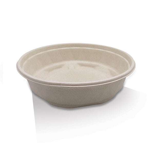 Unbleached Sugarcane Takeaway bowl 2500ml 200pc/ctn.