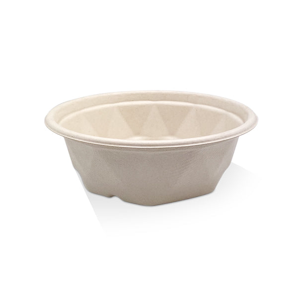 Unbleached sugarcane Takeaway bowl 650ml 300pc/ctn.