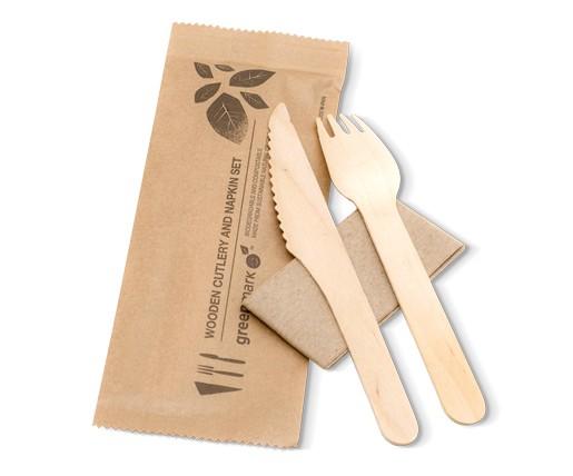 Greenmark Fork/Knife/Spoon/Napkin SET.