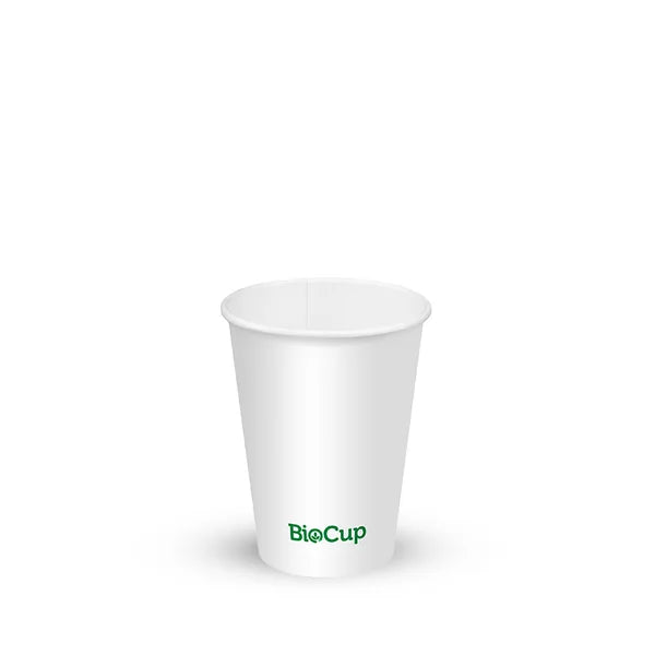 BioPak 200ml / 6oz (73mm) Cold Paper Water BioCup.