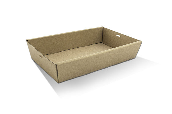 Brown Catering Tray - Medium 50mm High 360x255x50 mm.