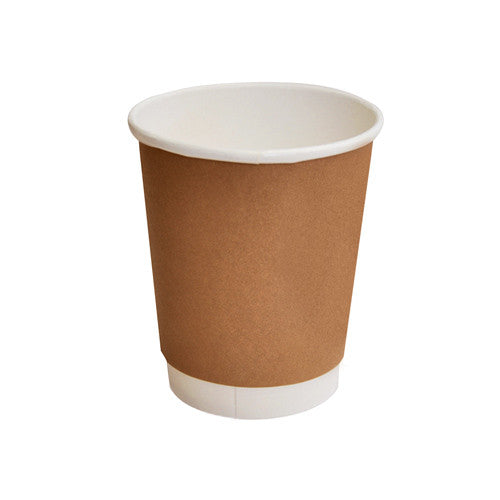 8oz PLA coated Double Wall Cup/ standard.