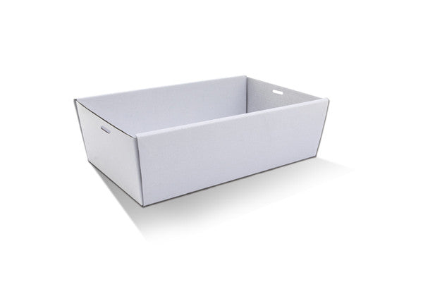 White Catering Tray-Medium 360X255X80 mm.