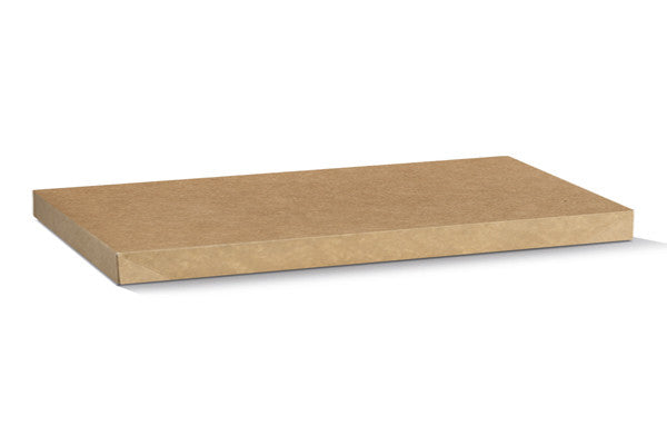 Kraft Catering Tray Lid No Window - Large 583x275x30 mm.