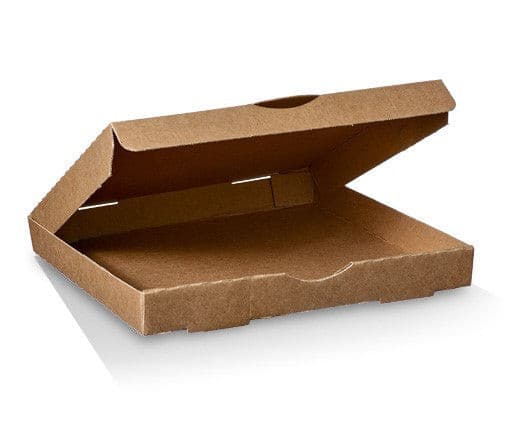 9 inch Pizza Box 100 Bundle (231x231x40 mm ) KRAFT - Green Mark Brand.