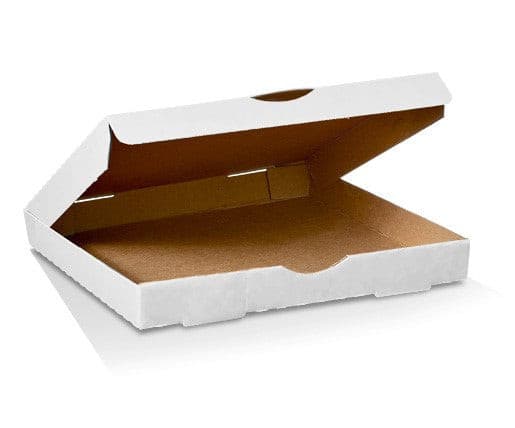 11 inch Takeaway Pizza Box 100 Bundle (280x280x40 mm) WHITE - Green Mark Brand.