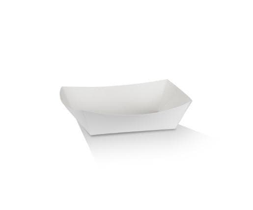 Greenmark #2 Small Tray/White & Kraft Cardboard 110x75x40 mm