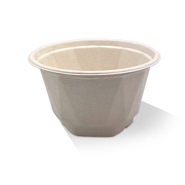 Unbleached sugarcane Takeaway bowl 1000ml 300pc/ctn.