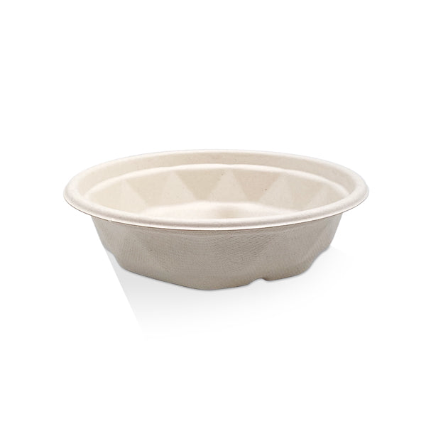 Unbleached sugarcane Takeaway bowl 500ml 300pc/ctn.