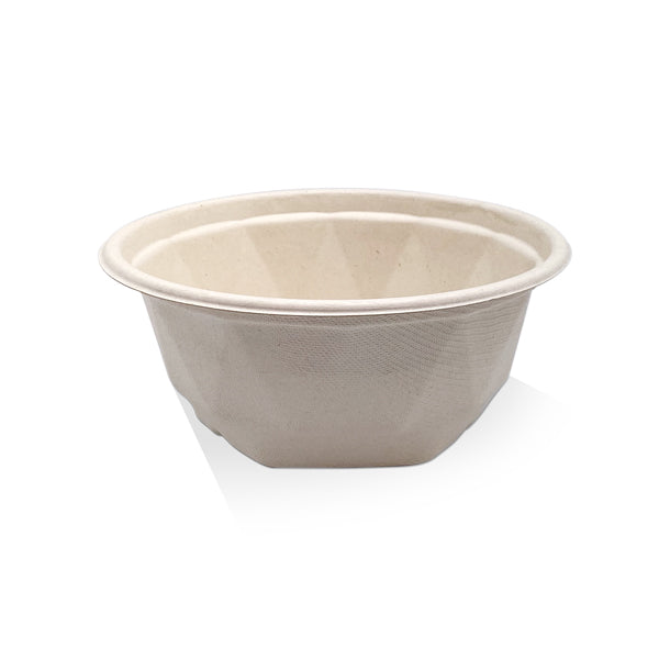 Unbleached sugarcane Takeaway bowl 750ml 300pc/ctn.