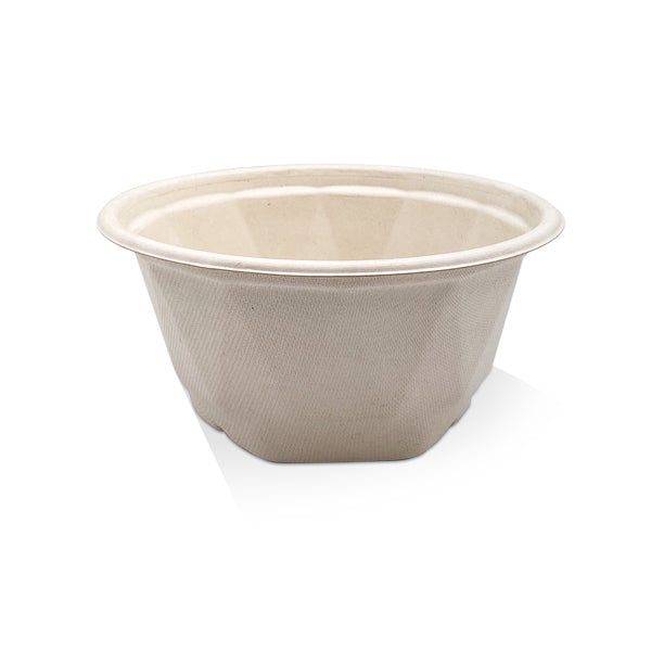 Unbleached sugarcane Takeaway bowl 850ml 300pc/ctn.